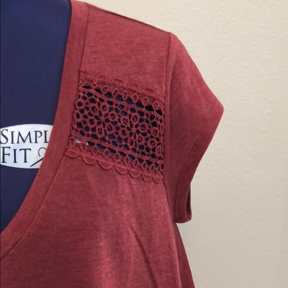 NWOT - Ladies Lg LE3NO Cap Sleeve Top - Picture 2 of 6